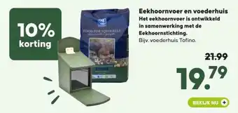 Boerenbond Eekhoornvoer en voederhuis aanbieding