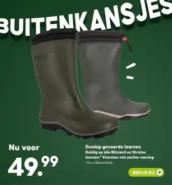 Boerenbond Dunlop gevoerde laarzen aanbieding
