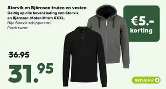 Boerenbond Storvik en Björnson truien en vesten aanbieding