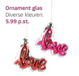 Coppelmans Ornament glas Diverse kleuren aanbieding