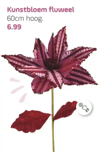 Coppelmans Kunstbloem fluweel aanbieding