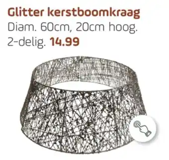 Coppelmans Glitter kerstboomkraag aanbieding