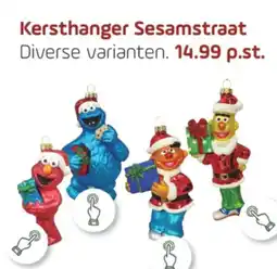 Coppelmans Kersthanger Sesamstraat aanbieding
