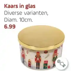 Coppelmans Kaars in glas aanbieding