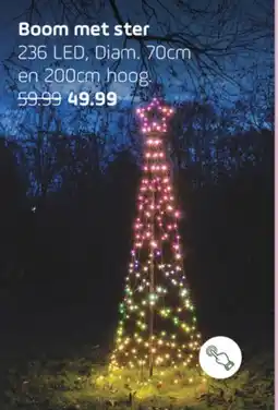 Coppelmans Boom met ster aanbieding