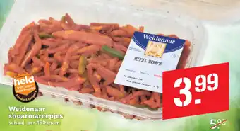 Dagwinkel Weidenaar shoarmareepjes aanbieding