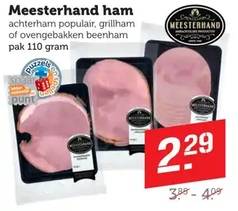 Dagwinkel Meesterhand ham aanbieding