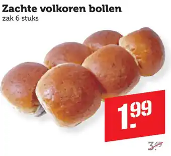 Dagwinkel Zachte volkoren bollen aanbieding