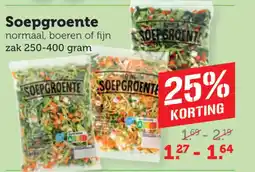 Dagwinkel Soepgroente aanbieding