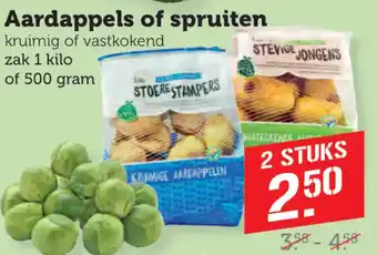 Dagwinkel Aardappels of spruiten aanbieding