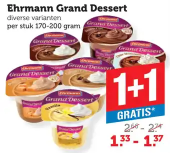 Dagwinkel Ehrmann Grand Dessert aanbieding