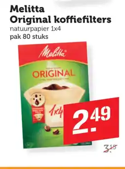 Dagwinkel Melitta Original koffiefilters aanbieding
