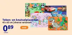 Action Teken- en knutselplacemat aanbieding
