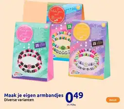 Action Maak je eigen armbandjes aanbieding