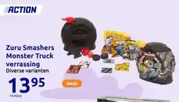 Action Zuru Smashers Monster Truck verrassing aanbieding