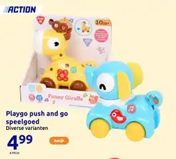 Action Playgo push and go speelgoed aanbieding