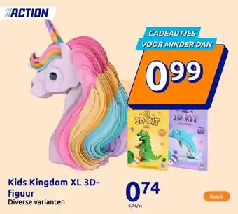 Action Kids Kingdom XL 3D-figuur aanbieding
