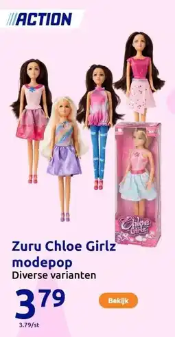 Action Zuru Chloe Girlz modepop aanbieding
