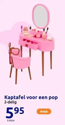 Action Kaptafel voor een pop aanbieding