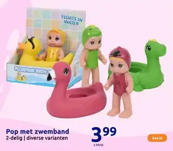 Action Pop met zwemband aanbieding