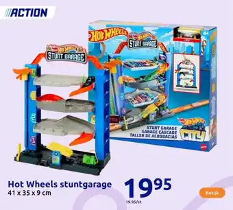 Action Hot Wheels stuntgarage aanbieding