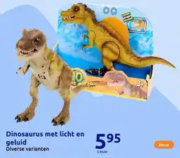 Action Dinosaurus met licht en geluid aanbieding