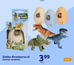 Action Simba dinosaurus-ei aanbieding
