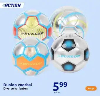 Action Dunlop voetbal aanbieding