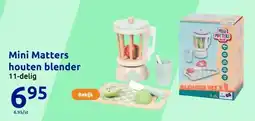 Action Mini Matters houten blender aanbieding