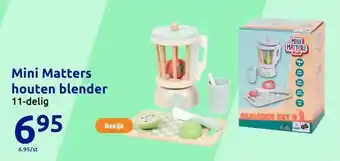 Action Mini Matters houten blender aanbieding