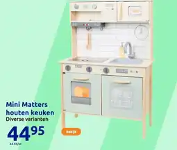 Action Mini Matters houten keuken aanbieding