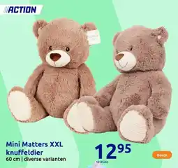 Action Mini Matters XXL knuffeldier aanbieding