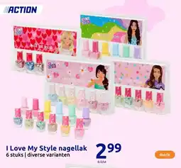 Action I Love My Style nagellak aanbieding