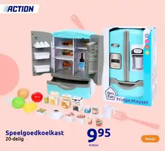Action Speelgoedkoelkast aanbieding