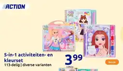 Action 5-in-1 activiteiten- en kleurset aanbieding