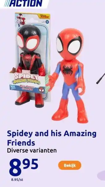 Action Spidey and his Amazing Friends aanbieding