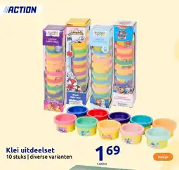 Action Klei uitdeelset aanbieding