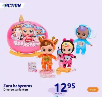 Action Zuru babycorns aanbieding