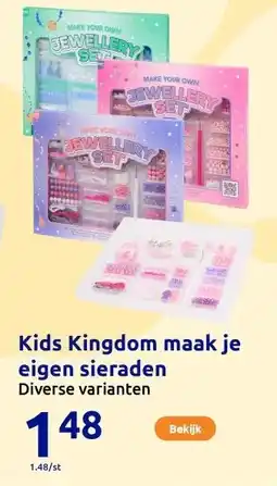 Action Kids Kingdom maak je eigen sieraden aanbieding