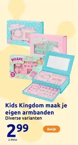 Action Kids Kingdom maak je eigen armbanden aanbieding