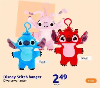 Action Disney Stitch hanger aanbieding