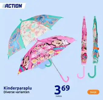 Action Kinderparaplu aanbieding