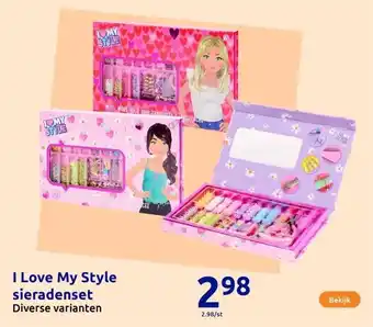 Action I Love My Style sieradenset aanbieding