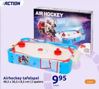 Action Airhockey tafelspel aanbieding