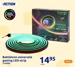 Action Battletron universele gaming LED-strip aanbieding