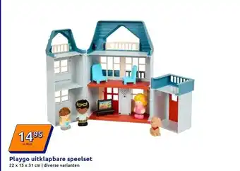 Action Playgo uitklapbare speelset aanbieding