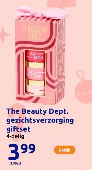 Action The Beauty Dept. gezichtsverzorging giftset aanbieding