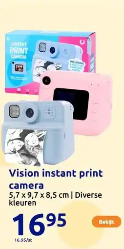 Action Vision instant print camera aanbieding