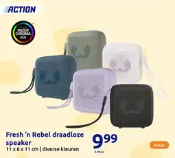 Action Fresh ’n Rebel draadloze speaker aanbieding