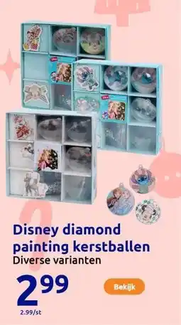 Action Disney diamond painting kerstballen aanbieding